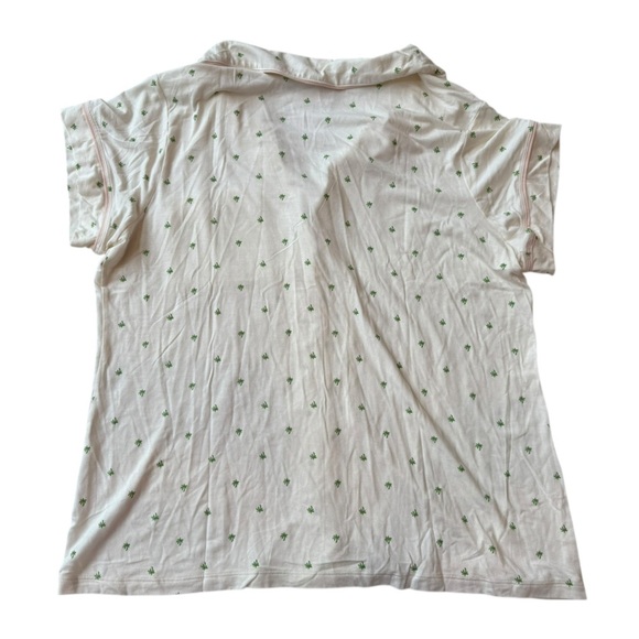 NWT Eberjey Women’s Giving Palm Short Sleep Shirt in size XL - Picture 5 of 9